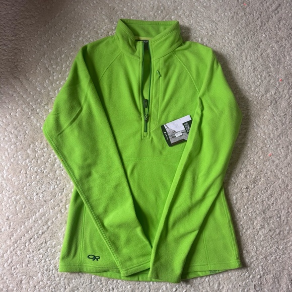 Outdoor Research Jackets & Blazers - Outdoor Research Soleil Fleece 1/4 Zip Fleece Green NWT Women’s M